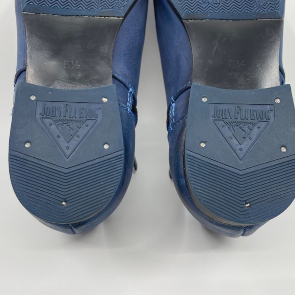 John Fluevog Leather Radio Shoes Size 6.5 - Picture 5 of 8